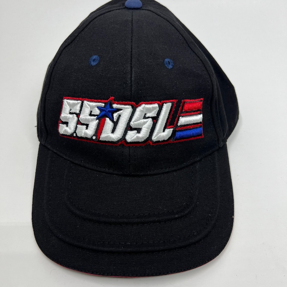Diesel 55DSL Cap 100% Cotton Black‎ Adjustable Vintage NWT